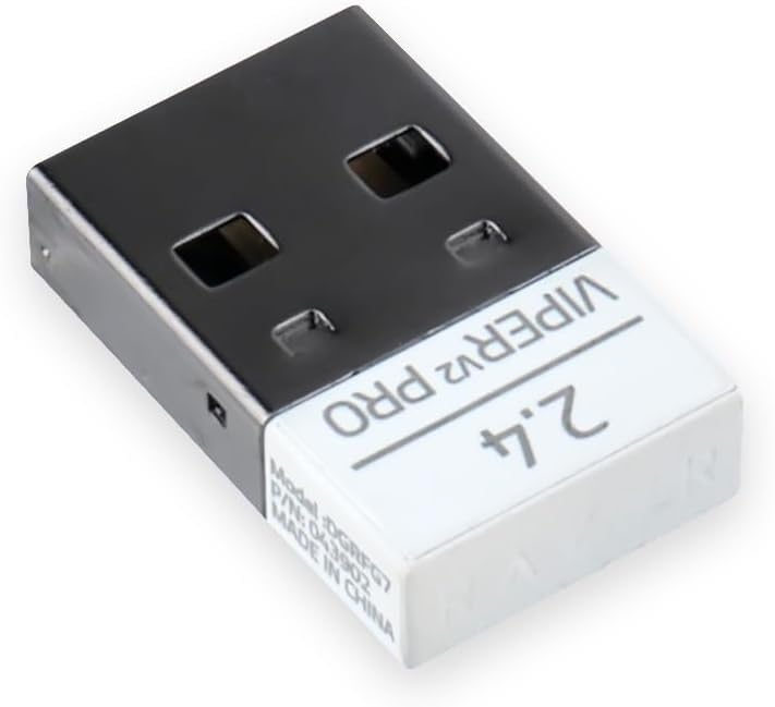 HUYUN USB Empfänger kompatibel für Viper V2 Pro Wireless Gaming Maus (White) Bild 3