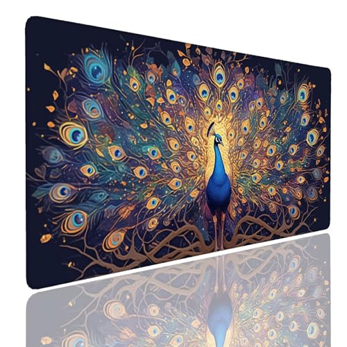 Mauspad XXL 1400x800x4mm Wasserdicht Schreibtischunterlage rutschfeste Speed Gaming Mousepad Watercolor (13) Groß Desk Mouse Mat Maus Pad, Schreibtisch Unterlage Deko für PC, Laptop, Home Office Bild 1