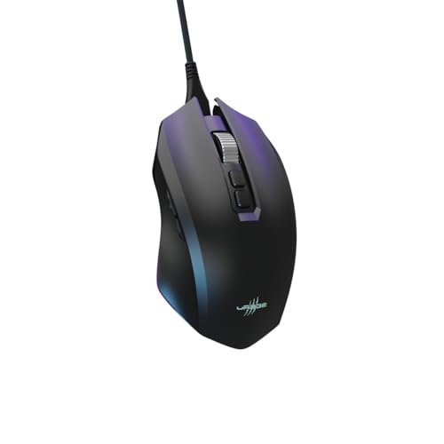 uRage Gaming-Maus „Reaper 800 8K“ (kabelgebundene Maus, 26.000 DPI Pixart-Sensor, 8.000 Hz Polling Rate, 11 programmierbare Tasten, TTC-Golden Switches 80 Mio. Klicks, abnehmbares Kabel, RGB) schwarz Bild 1