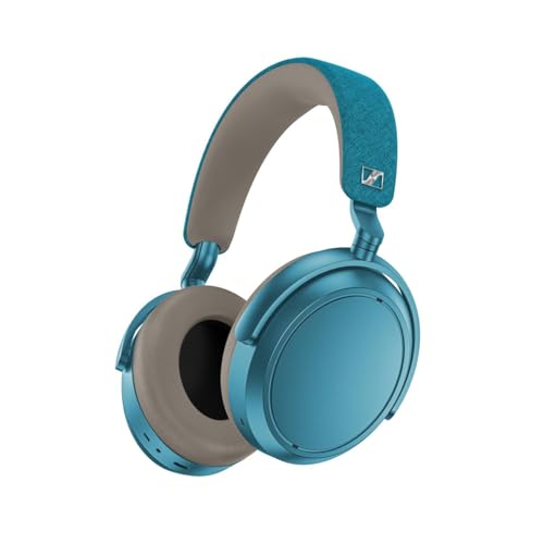 Sennheiser MOMENTUM 4 Wireless Noise Cancelling Headphones – Bluetooth Kopfhörer Headset für kristallklare Anrufe mit adaptiver Geräuschunterdrückung, Over-Ear, 60 h Akku, faltbar, Teale Bild 1