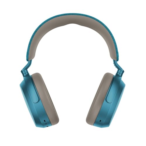 Sennheiser MOMENTUM 4 Wireless Noise Cancelling Headphones – Bluetooth Kopfhörer Headset für kristallklare Anrufe mit adaptiver Geräuschunterdrückung, Over-Ear, 60 h Akku, faltbar, Teale Bild 2