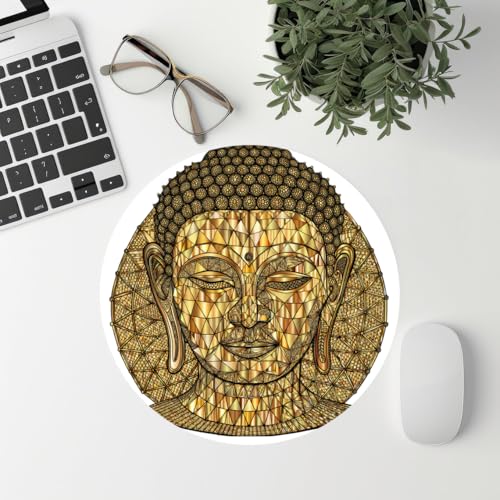 Mauspad, Maus für PC oder Laptop, Thai-Buddha, minimalistisches Zen-Design, ideal für Gaming und Büro, schafft einen Raum des Friedens und der spirituellen Energie. Bild 4