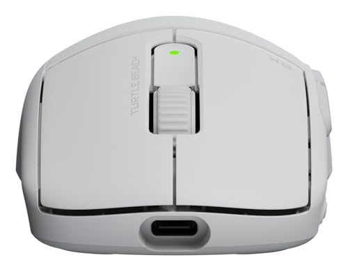 Turtle Beach Burst II Pro – Kabellose 2,4-GHz-E-Sport-Gaming-Maus: 8.000 Hz Abfragerate, ultraleichte 57 g, 150 Stunden Akkulaufzeit, Optical-Tasten-Switches, optischer Sensor, Weiß Bild 6