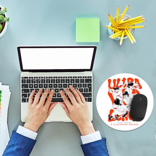 Mousepad, PC-Maus oder Laptop – mechanisches Orange – Ultra Violence – Alex und die Droogs – Kult-Kino – ideal für Gaming und Büro und alle guten Kinofilme. Bild 2
