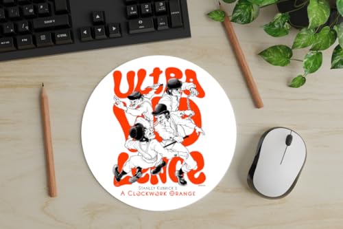 Mousepad, PC-Maus oder Laptop – mechanisches Orange – Ultra Violence – Alex und die Droogs – Kult-Kino – ideal für Gaming und Büro und alle guten Kinofilme. Bild 3