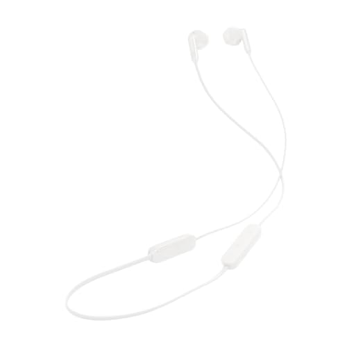 JBL Tune 235BT Bluetooth Wireless In Ear Kopfhörer mit 3 Tasten Mikrofon/Fernbedienung und Flachkabel - Weiß Bild 1