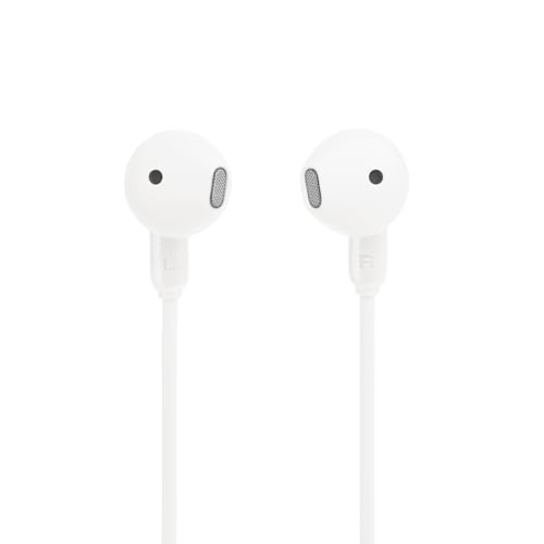 JBL Tune 235BT Bluetooth Wireless In Ear Kopfhörer mit 3 Tasten Mikrofon/Fernbedienung und Flachkabel - Weiß Bild 3
