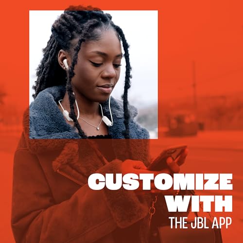 JBL Tune 235BT Bluetooth Wireless In Ear Kopfhörer mit 3 Tasten Mikrofon/Fernbedienung und Flachkabel - Weiß Bild 6