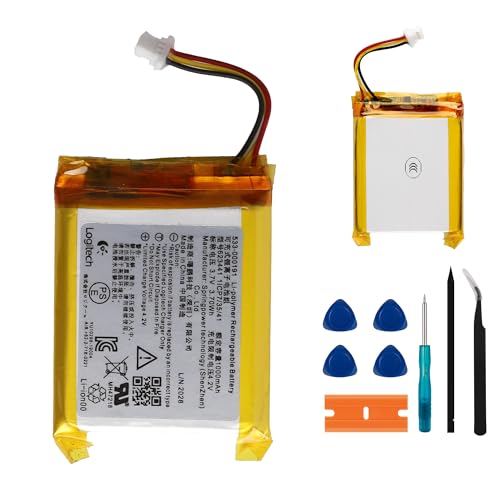 533-000191 Ersatzakku 1000mAh/3.7V Kompatibel mit Astro A50 Wireless Gamin Headset with Tools Bild 1
