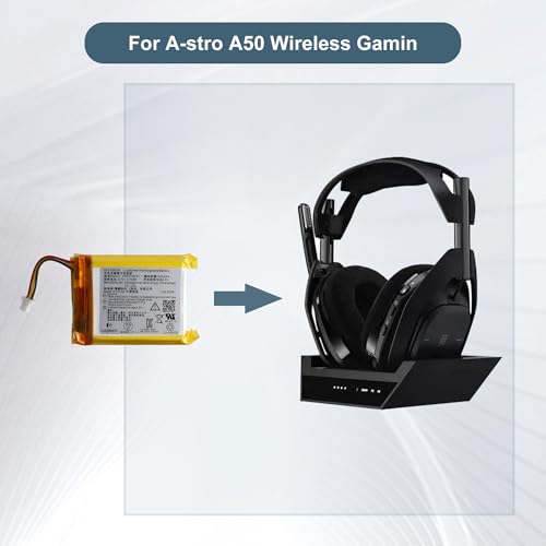 533-000191 Ersatzakku 1000mAh/3.7V Kompatibel mit Astro A50 Wireless Gamin Headset with Tools Bild 5