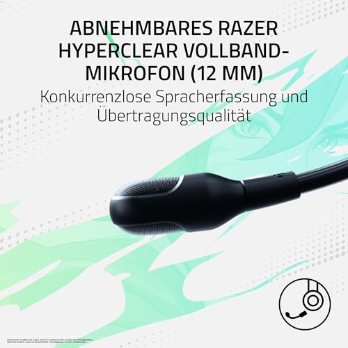 Razer BlackShark V3 Pro 2XKO Edition - Kabelloses E-Sport-Headset mit ANC - Aktive Geräuschunterdrückung - Triforce 50mm Treiber - HyperSpeed 2,4GHz & Bluetooth - Xbox/PC | 2XKO Bild 4