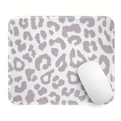 Mauspads Gaming Mousepad Leopard Motiv rutschfeste Gummiunterseite wasserdicht für Büro Zuhause Gaming Geschenk für Kinder Gamer(Fliederfarben) Bild 1