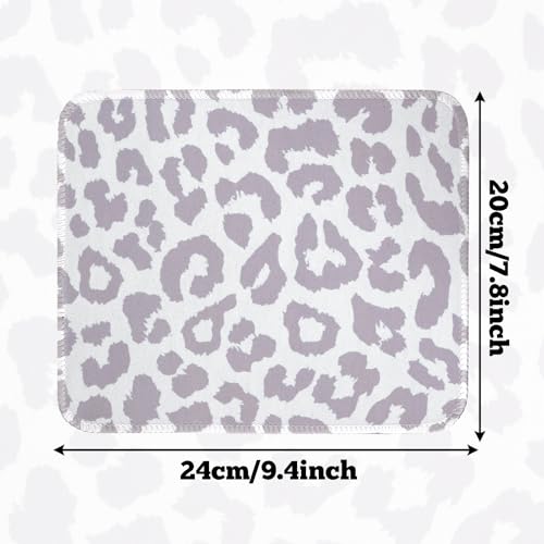 Mauspads Gaming Mousepad Leopard Motiv rutschfeste Gummiunterseite wasserdicht für Büro Zuhause Gaming Geschenk für Kinder Gamer(Fliederfarben) Bild 2