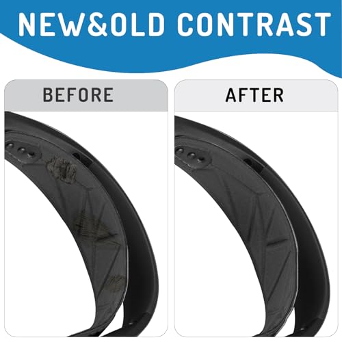 Adhiper Ersatz-Kopfband für SteelSeries Arctis Nova Arctis Nova Pro/7/7P/7X/3/1/1P/1X – Flexibles Netzgewebe-Kopfband für Kabelgebundene & Kabellose Gaming-Headsets, Komfortabel & Langlebig, Schwarz Bild 5