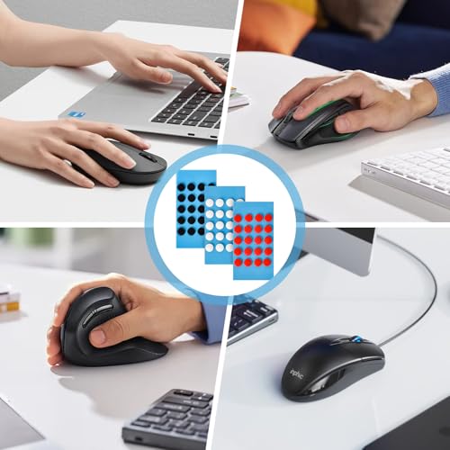 60 Stück Mouse Skates Set, Ultra Glatte Maus Skates, Premium Skates für Gaming Mäuse, Abgerundete Kanten, Perfekte Gleiteigenschaften für Gaming, Büro (6mm) Bild 6