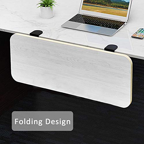 Ergonomische Massivholz-Tastaturablage unter dem Schreibtisch mit Maus-Handgelenkstütze und Computer-Armlehne – stilvoller Schreibtisch-Organizer für Heimbüro und Gaming-Setup Bild 4