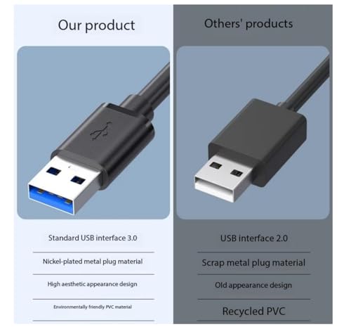 USB zu Micro-USB Ladekabel Schnellladung 1 Meter 22AWG kompatibel mit Logitech Ultimate Ears UE Bluetooth-Lautsprecher, G933 G633 Artemis Spectrum Headset, MX Master 2S Maus, K800 Tastatur Bild 3