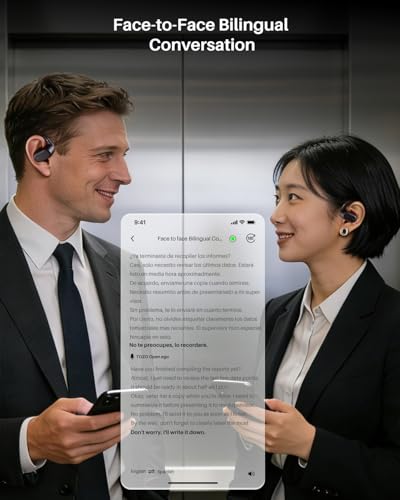 TOZO OpenWear Open Ear Kopfhörer mit bügel,komfortabel Kopfhörer Kabellos Bluetooth 5.3,Open Sport Kopfhörer mit Digitalanzeige ENC Noise Cancelling Mikroofon,38 Std, Headphones Bluetooth Wasserdicht Bild 6