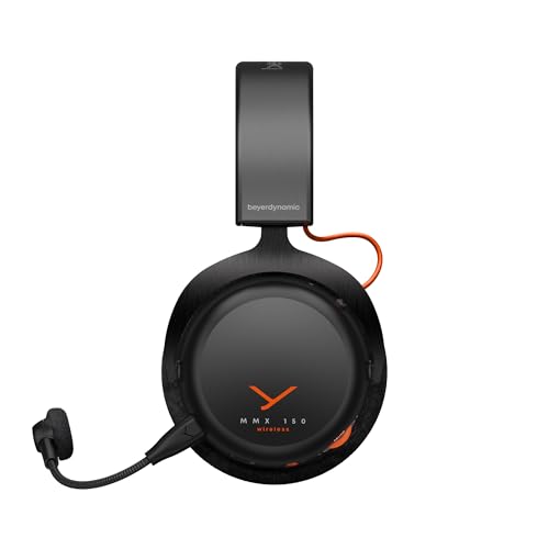 beyerdynamic MMX 150 Wireless - Kabelloses Gaming-Headset mit Klangpersonalisierung App, Velours-Ohrpolster, Akkulaufzeit von 50 Stunden in Schwarz Bild 2