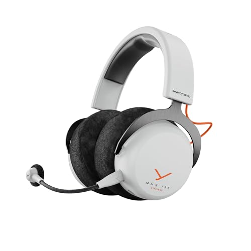 beyerdynamic MMX 150 Wireless - Kabelloses Gaming-Headset mit Klangpersonalisierung App, Velours-Ohrpolster, Akkulaufzeit von 50 Stunden in Arctic White Bild 1