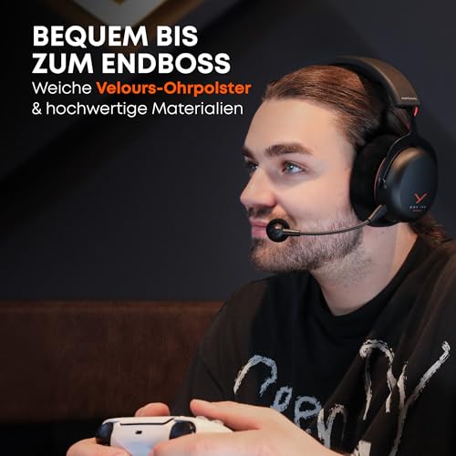 beyerdynamic MMX 150 Wireless - Kabelloses Gaming-Headset mit Klangpersonalisierung App, Velours-Ohrpolster, Akkulaufzeit von 50 Stunden in Arctic White Bild 4
