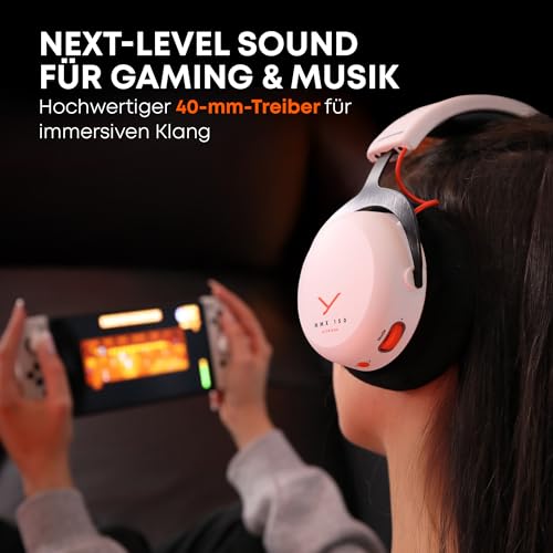 beyerdynamic MMX 150 Wireless - Kabelloses Gaming-Headset mit Klangpersonalisierung App, Velours-Ohrpolster, Akkulaufzeit von 50 Stunden in Arctic White Bild 6