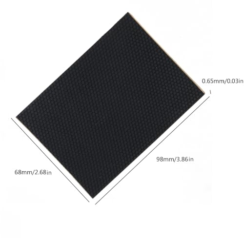 Schwarze Maus-Haut, rutschfestes Griffband, Version für Gaming-Maus, verbesserter Feuchtigkeitstransport, einfach zu bedienen, 68 x 98 mm Bild 3