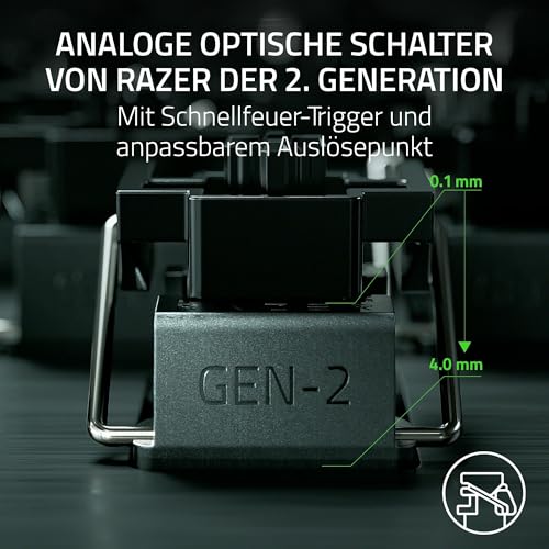 Razer Huntsman V3 Pro Tenkeyless Counter-Strike 2 Dragon Lore - Analoge optische TKL E-Sport PC-Tastatur ohne Ziffernblock - Snap Tap - Rapid Trigger - QWERTY US Layout | Dragon Lore Bild 3