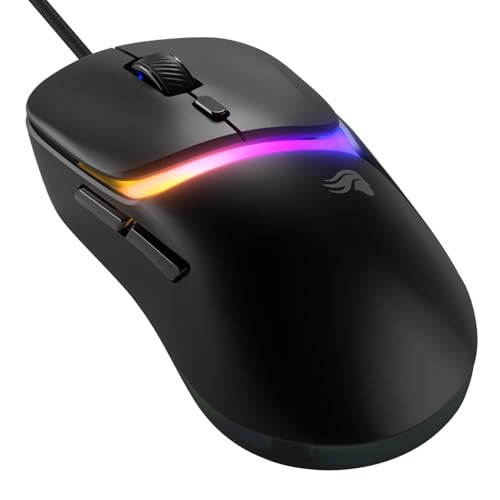 GLORIOUS Gaming – Model D3 Wired-Gaming-Maus – Ultraleicht (57 g), optische klick-Switches (130 Mio.), 30K-DPI-BAMF-3.0-Sensor, 750 IPS Tracking, 50G Beschleunigung, für alle Griffarten – Schwarz Bild 1