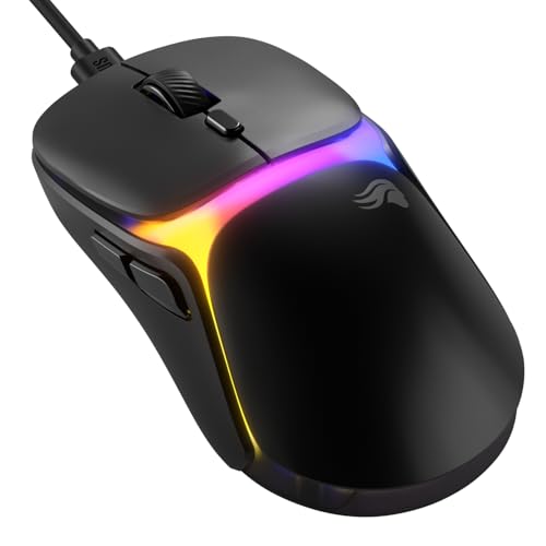 GLORIOUS Gaming – Model O3 Wired-Gaming-Maus – Ultraleicht (54 g), optische klick-Switches (130 Mio.), 30K-DPI-BAMF-3.0-Sensor, 750 IPS Tracking, 50G Beschleunigung, für alle Griffarten – Schwarz Bild 1