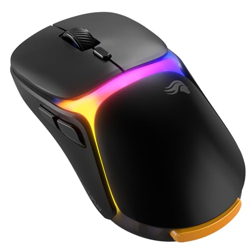 GLORIOUS Gaming – Model O3 Wireless-Gaming-Maus – Wechsel-Akku-System InfinitePlay, 8k Abfragerate, optische klick-Switches (130 Mio.), Ultraleicht (66 g), 30K-DPI-Optiksensor, RGB – Schwarz Bild 1