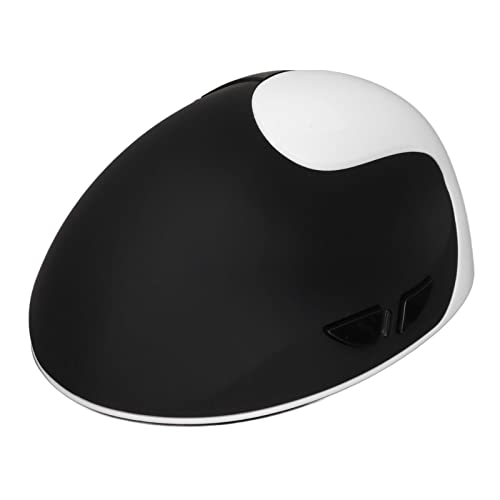 KIMISS Linkshändige Ergonomische Maus 2,4 G Drahtlose Vertikale Maus mit USB -Adapter - Wiederaufladbare PC, DPI Linkshändige Benutzer (Schwarz und weiß) Bild 5