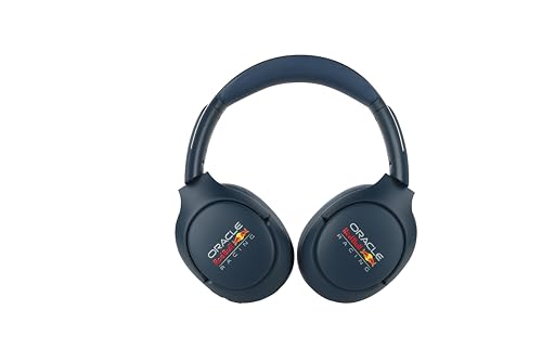 Red Bull Racing Bluetooth Kopfhörer RB-HP110 mit Noise Cancelling, ENC Mikrofon, 35h Akku, USB-C, AUX, kabellos, faltbar, Over-Ear Headset mit 40mm Treiber für Musik, Reisen, Gaming & Calls Bild 2