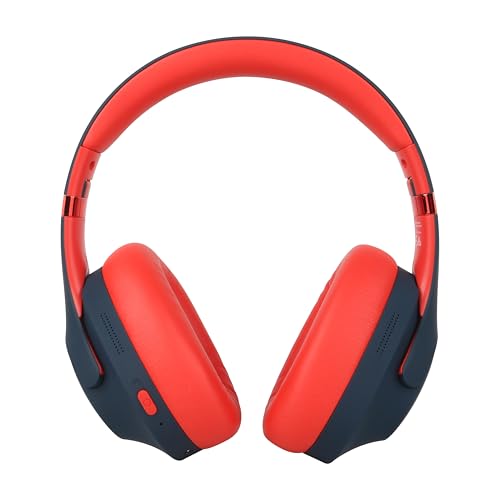 Red Bull Racing Bluetooth Kopfhörer RB-HP130 mit 40mm Treiber, USB-C, 11h Akku, AUX Anschluss, faltbar, kabellos, Over-Ear Headset mit Mikrofon für Musik, Gaming, Telefonate, Reisen & Alltag Bild 2