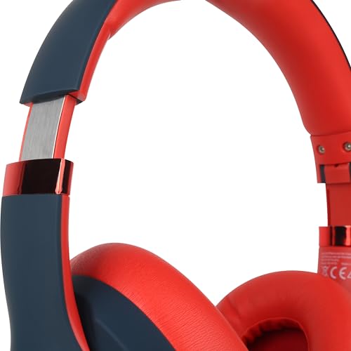 Red Bull Racing Bluetooth Kopfhörer RB-HP130 mit 40mm Treiber, USB-C, 11h Akku, AUX Anschluss, faltbar, kabellos, Over-Ear Headset mit Mikrofon für Musik, Gaming, Telefonate, Reisen & Alltag Bild 5