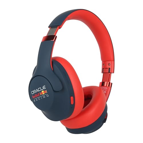 Red Bull Racing Bluetooth Kopfhörer RB-HP130 mit 40mm Treiber, USB-C, 11h Akku, AUX Anschluss, faltbar, kabellos, Over-Ear Headset mit Mikrofon für Musik, Gaming, Telefonate, Reisen & Alltag Bild 6