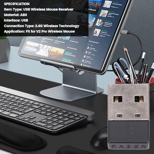 Garsent USB -Dongle -Signal -Maus -Empfängeradapterersatz für Viper V2 Pro, Hypertspeed Wireless Gaming Maus, 2,4 -GHz -Empfängeradapter -Plug und -Spiel Bild 3