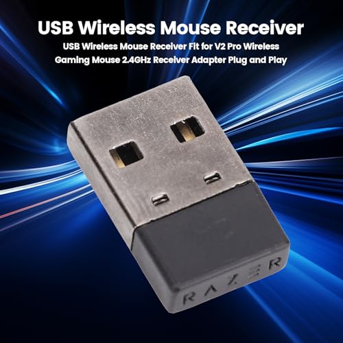 Garsent USB -Dongle -Signal -Maus -Empfängeradapterersatz für Viper V2 Pro, Hypertspeed Wireless Gaming Maus, 2,4 -GHz -Empfängeradapter -Plug und -Spiel Bild 5