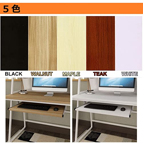 Verstellbare, ergonomische Tastaturablage, 52/65/75 x 25 cm, schiebbar unter dem Schreibtisch, kompatibel mit Maus-Schublade, reduziert Ermüdung, perfekt für Heimbüro und Gaming-Setup Bild 4