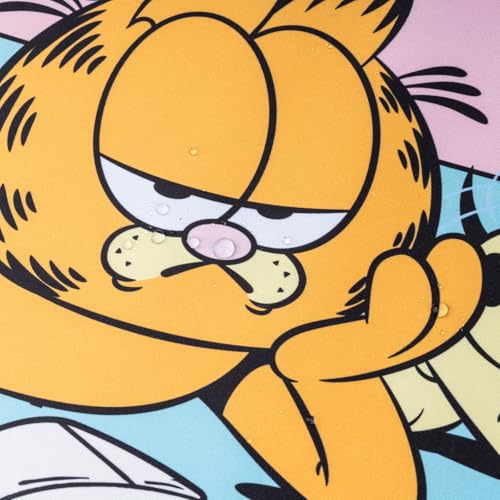 Grupo Erik Gaming Mauspad XXL Garfield Mousepad Groß - Gaming Mousepad XXL - Mauspad Gaming - rutschfeste Unterseite, Wasserabweisend und verstärkte Kanten - Geschenke Fanartikel Bild 5