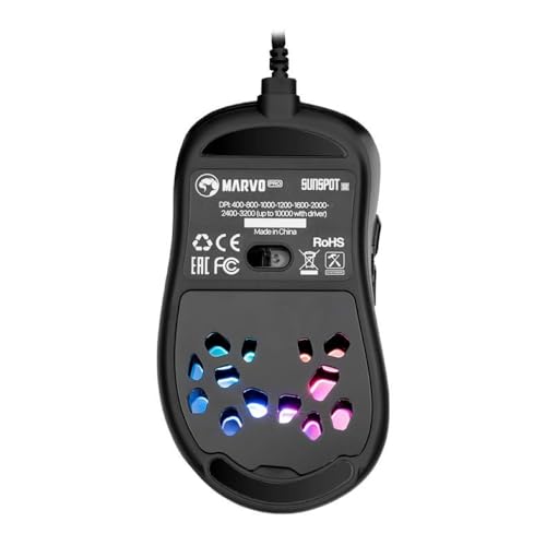 Gaming Maus | MARVO | G946 RGB | 10000 DPI 6 Tasten | Schwarz | G946 Bild 4