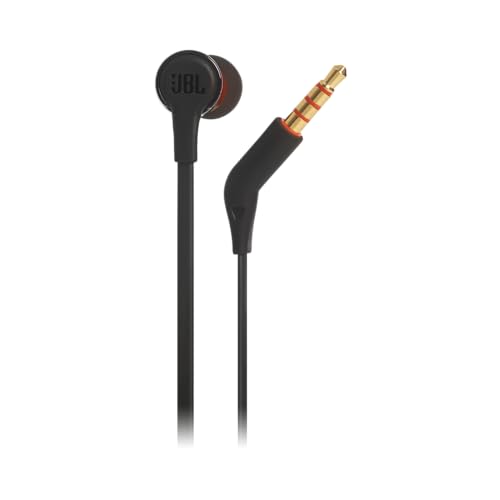 JBL Tune 210 In-Ear Kopfhörer Ohrhörer mit 1-Tasten-Fernbedienung und Integriertem Mikrofon Kompatibel mit Apple und Android Geräten - Schwarz Bild 3