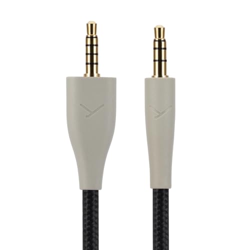 Alphatec MMX100 Ersatzkabel, kompatibel mit Beyerdynamic MMX100 Gaming-Headset, 3,5 mm Headset Aux-Kabel, 1,2 Meter, Schwarz Bild 1