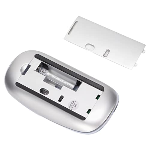 Wireless Maus, Stille Klicks und Touch Scroll, Gaming Maus mit 1200DPI, Leichtem Dünnem Design Energiesparend Breiter Kompatibilität, for Gamer Büro Home Office Studenten Laptop Nutzer Bild 4