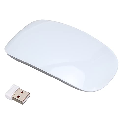 Wireless Maus, Stille Klicks und Touch Scroll, Gaming Maus mit 1200DPI, Leichtem Dünnem Design Energiesparend Breiter Kompatibilität, for Gamer Büro Home Office Studenten Laptop Nutzer Bild 5