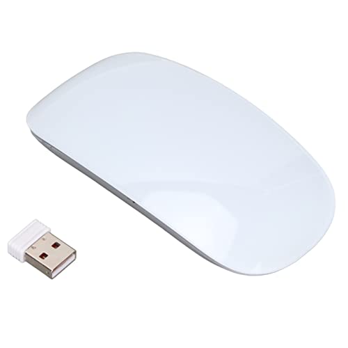Wireless Maus, Stille Klicks und Touch Scroll, Gaming Maus mit 1200DPI, Leichtem Dünnem Design Energiesparend Breiter Kompatibilität, for Gamer Büro Home Office Studenten Laptop Nutzer Bild 6