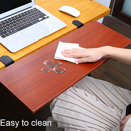 Ergonomische, verstellbare Tastaturablage – platzsparende Klemm-Maus- und Tastaturhalterung mit geneigter Armlehne für ultimativen Komfort – ideal für Heimbüro und Gaming-Arbeitsplätze Bild 2