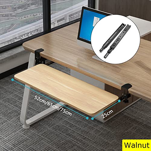 Verstellbare, ergonomische Tastaturablage unter dem Schreibtisch mit Gleitschienen – platzsparendes Design zum Klemmen für Maus und Gaming – erhöht Komfort, Produktivität und Arbeitsplatzeffizienz Bild 2