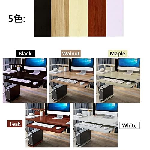 Verstellbare, ergonomische Tastaturablage mit verschiebbaren Plattformen und Handgelenkstütze, maximiert Komfort und Produktivität für Heimbüro und Gaming, ideal für Tastaturen und Mäuse Bild 3