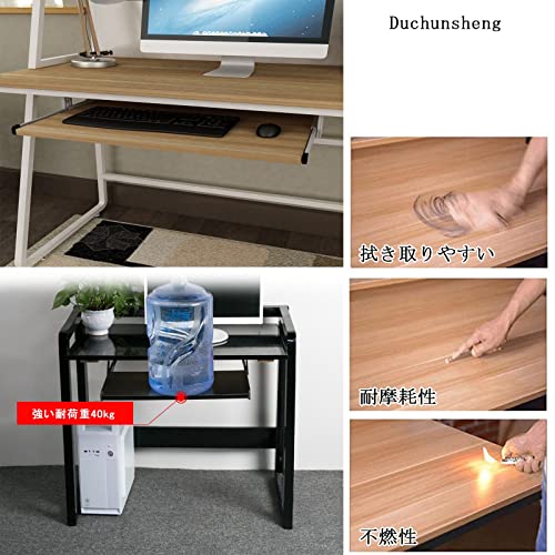 Verstellbare, ergonomische Tastaturablage mit verschiebbaren Plattformen und Handgelenkstütze, maximiert Komfort und Produktivität für Heimbüro und Gaming, ideal für Tastaturen und Mäuse Bild 4